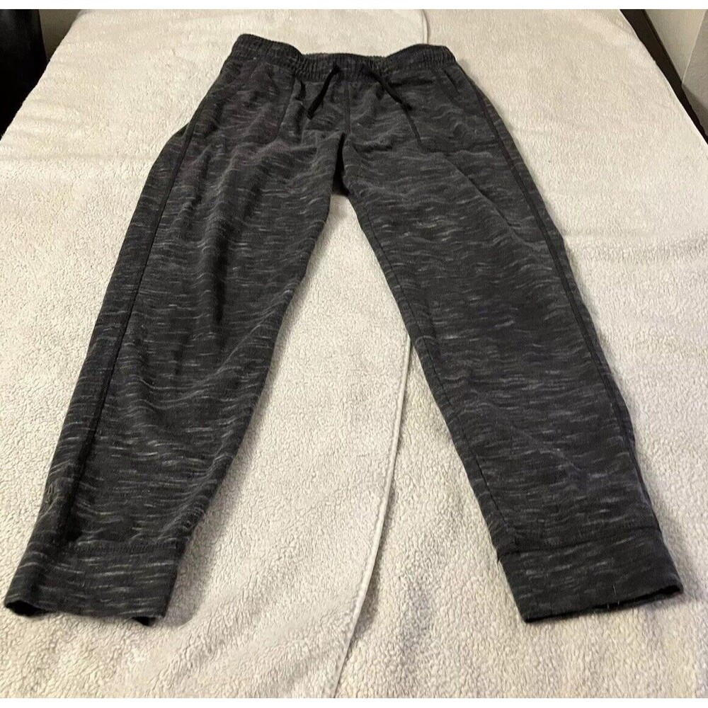 Women’s Medium Head Pants Grey Elastic Waist Straight Leg Activewear Stretch